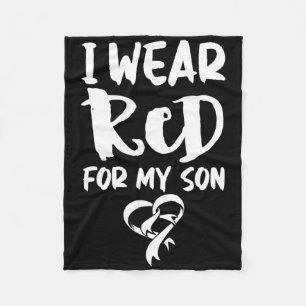 Ich trage Rot für meine Hornhauterkrankung Kd Bewu Fleecedecke