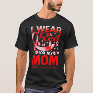 Ich trage Rot für meine Mama Stoff Missbrauch Bewu T-Shirt