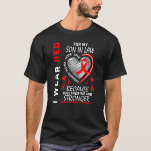 Ich trage Rot für meinen Sohn im Jura Herzerkranku T-Shirt