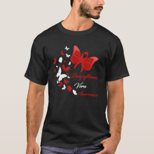 Ich trage Rot für Polycythemia Vera Sensibilisieru T-Shirt