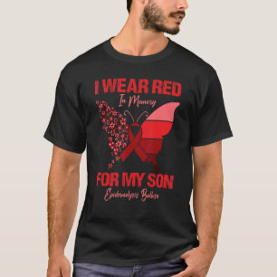 Ich trage Rot in Erinnerung an meinen Sohn Epiderm T-Shirt