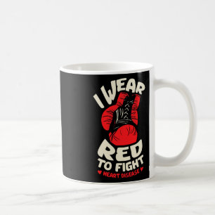 Ich trage Rot, um für einen Herzfehler CHD zu kämp Kaffeetasse