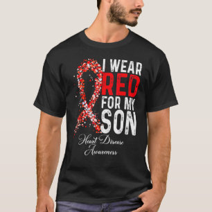 Ich trage Rot wegen meiner Sexskrankheit T-Shirt