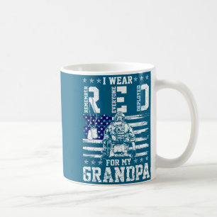 Ich trage roten Freitag zum Gedenken an meinen Opa Kaffeetasse