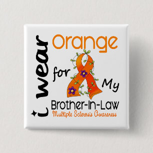 Ich trage Schwager Button