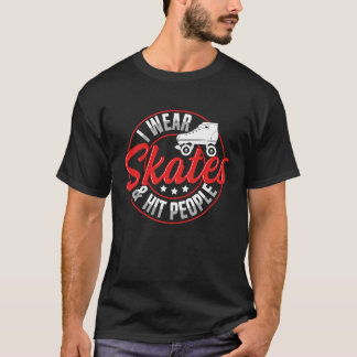Ich trage Skate & Treffermänner Zitat für ein Skat T-Shirt