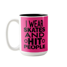 Ich trage Skate und Schlagleute, Rolle Derby