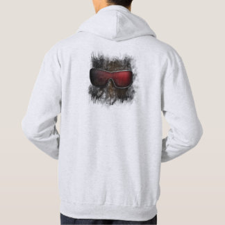 Ich trage Sonnegläser am Nachthoodie Hoodie