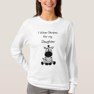 Ich trage Streifen für mein EDS-Shirt der Tochter T-Shirt