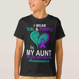 Ich trage Teal & Lila in Erinnerung an meine T T-Shirt