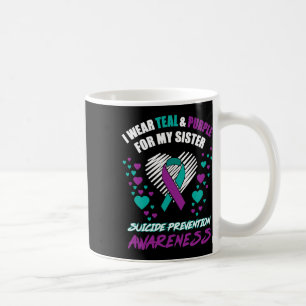 Ich trage Tealandviolett für meine Schwester Suizi Kaffeetasse