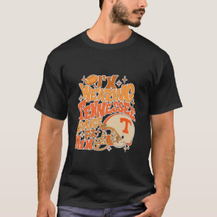 Ich trage Tennessee Orange für ihn Funny Footbal T-Shirt
