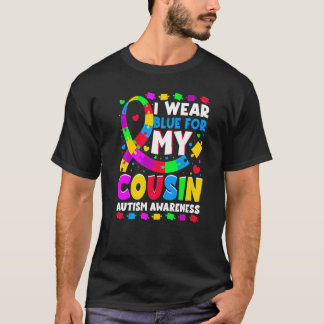 Ich trage tolle blaue Autismusaufklärung für meine T-Shirt