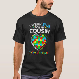 Ich trage tolle blaue Autismusaufklärung für meine T-Shirt
