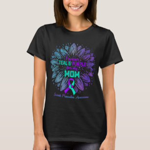 Ich trage Türkis & Lila für meine Mutter Selbs T-Shirt