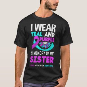 Ich trage Türkis und Lila für die Suizidprävention T-Shirt