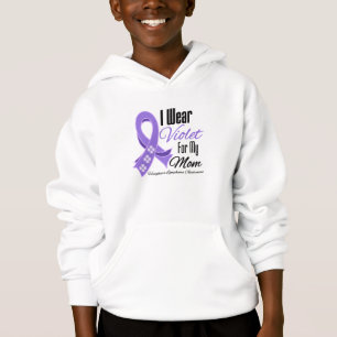 Ich trage violette Morbus Hodgkin-Mamma Hoodie