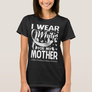 Ich trage Weiß für meine Mutter mehrmals als Erbe T-Shirt
