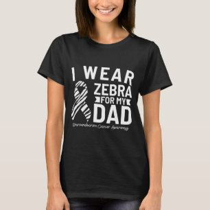 Ich trage Zebra für meinen Vater Neuroendokriner K T-Shirt