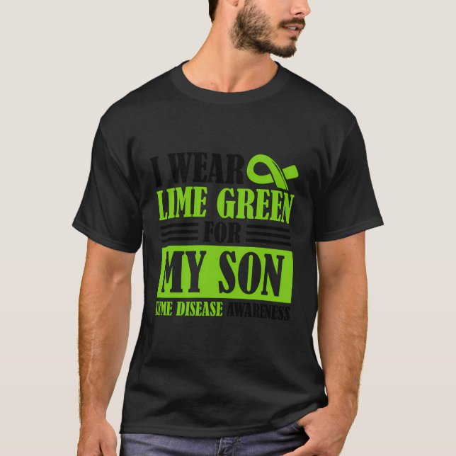 Ich trage Zitronengrün für meine Lyme-Krankheit-Ze T-Shirt (Vorderseite)