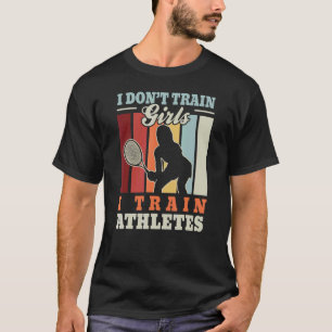 Ich trainiere Sportler u2013 Tennistrainer Tennis T-Shirt