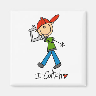 Ich trainiere T - Shirt und Geschenke Magnet