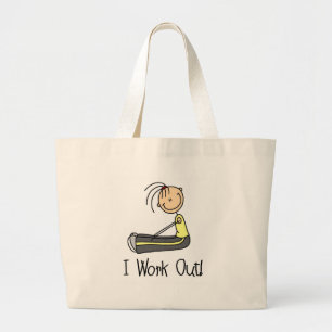 Ich trainiere T-Shirts und Geschenke Jumbo Stoffbeutel