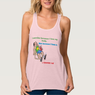 Ich trainiere, weil ich meinen Körper individuell  Tank Top