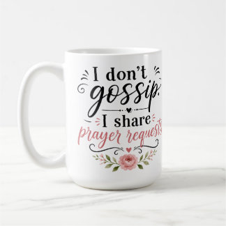 Ich tratsche nicht..... kaffeetasse
