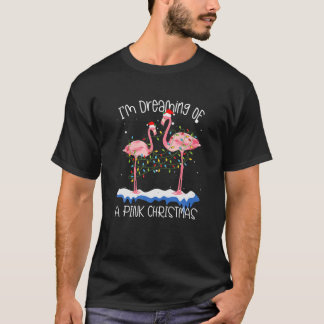 Ich träume von einem pinkfarbenen Weihnachtsbrand T-Shirt