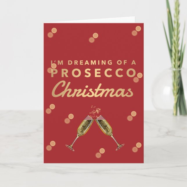 Ich träume von einem Prosecco Weihnachten (Vorderseite)