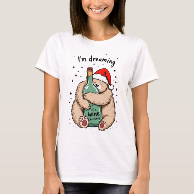 Ich träume von einem Weihnachtsfest T-Shirt (Vorderseite)