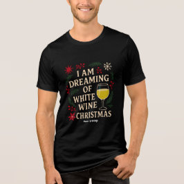 Ich träume von einem Weihnachtsgeschenk des weißen Tri-Blend Shirt