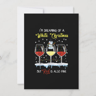 Ich träume von einem weißen Weihnachten, aber Rot  Einladung