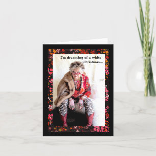 Ich träume von einem weißen Weihnachtsfest Karte