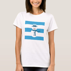 Ich träume von einem weißen Winterschneemann T-Shirt