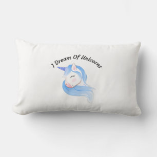 Ich träume von Unicorns Lumbalkissen Lendenkissen