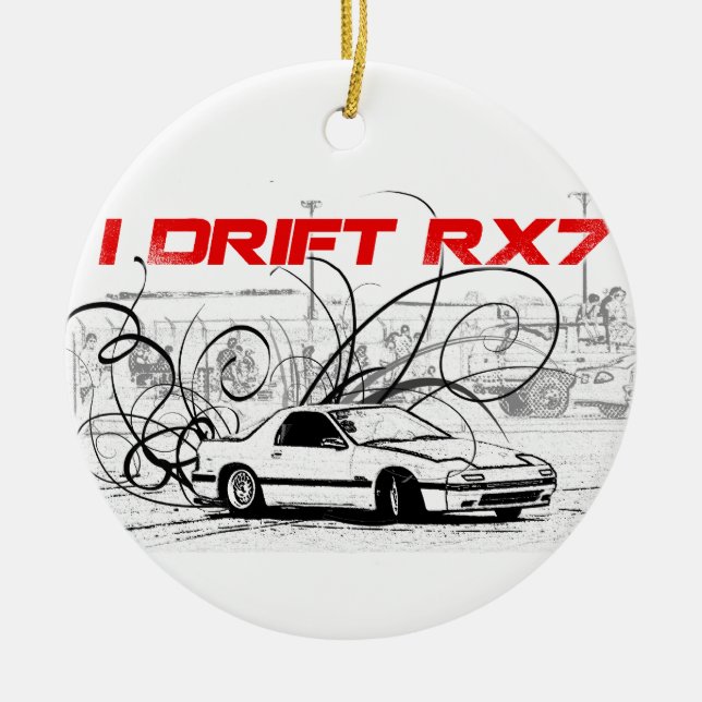 Ich treibe RX7 Keramik Ornament (Vorne)