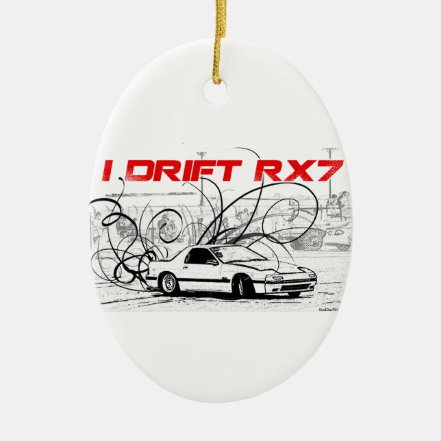 Ich treibe RX7 Keramik Ornament (Vorne)
