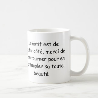 „Ich trinke das Leben in Rose“ (linke Hand) Tasse