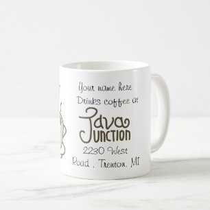 Ich trinke Kaffee an der Java-Funktion individuell Kaffeetasse