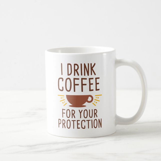 Ich trinke Kaffee Kaffeetasse (Rechts)