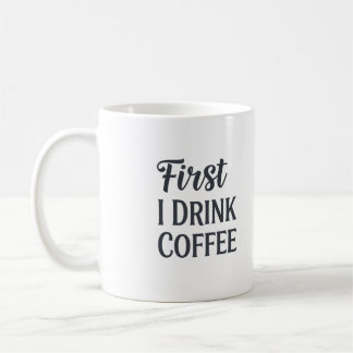 Ich trinke Kaffee-Tasse Kaffeetasse
