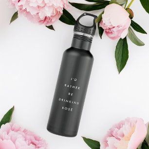 Ich trinke lieber Rosé Trinkflasche