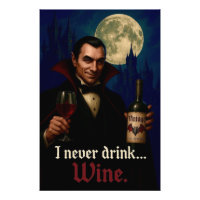 "Ich trinke nie.. Wein" Vampire Horror Spaß