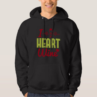 Ich trinke Wein Hoodie