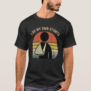 Ich tue alle meine eigenen Stunts Vintag gebrochen T-Shirt
