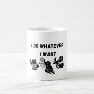 Ich tue alles, was ich gewollt habe kaffeetasse