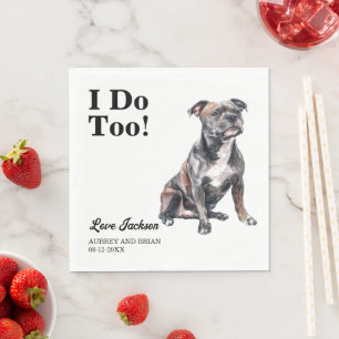 Ich tue auch! English Staffordshire Bull Terrier P Serviette