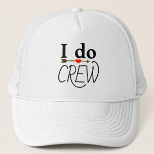 Ich tue Crew Bachelorette u. Truckerkappe